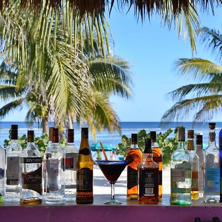 Nacional Beach Club & Bungalows Mahahual Bagian luar foto