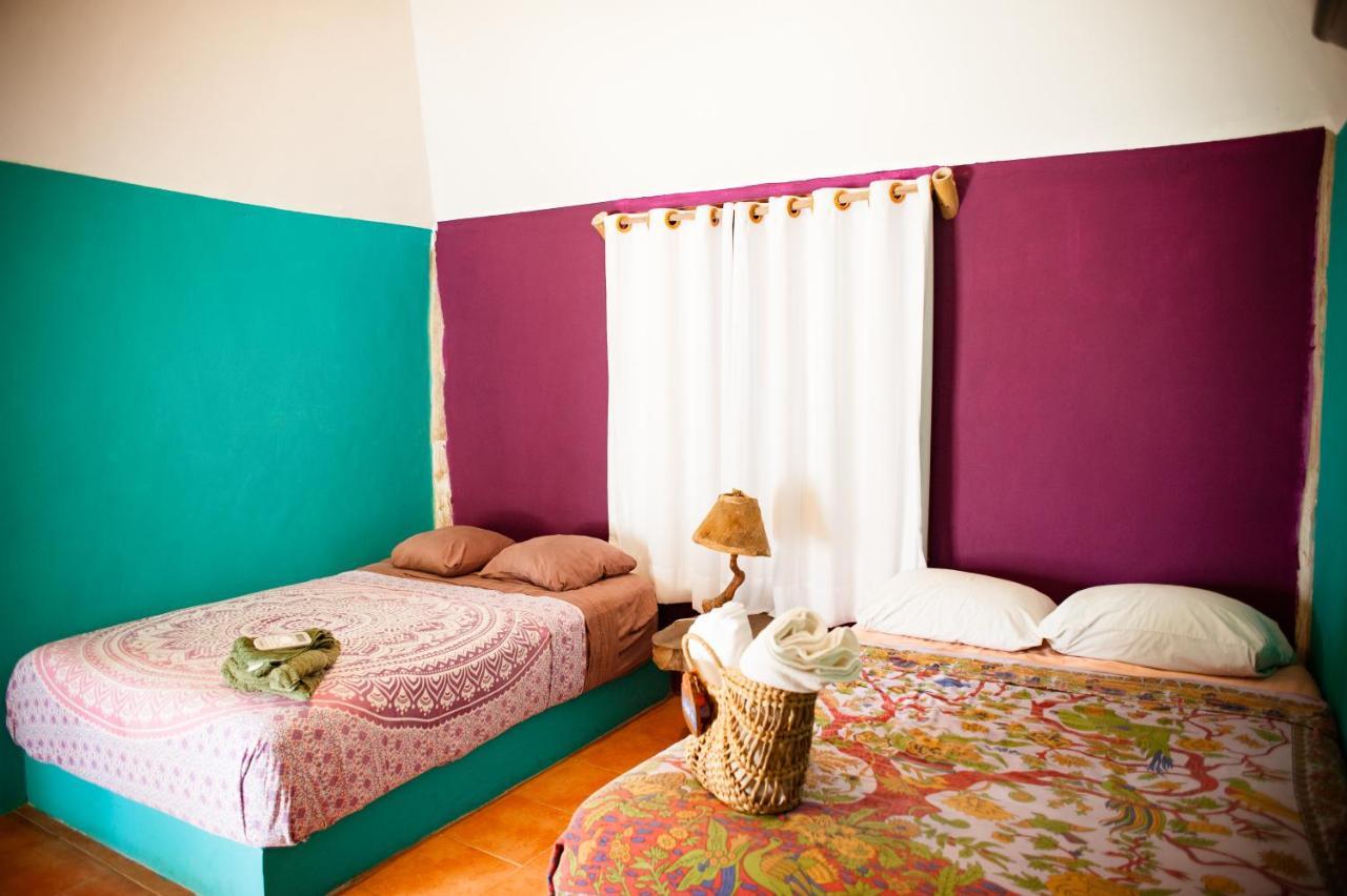 Nacional Beach Club & Bungalows Mahahual Bagian luar foto