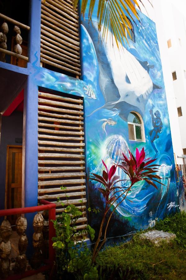 Nacional Beach Club & Bungalows Mahahual Bagian luar foto