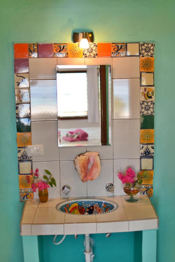 Nacional Beach Club & Bungalows Mahahual Bagian luar foto