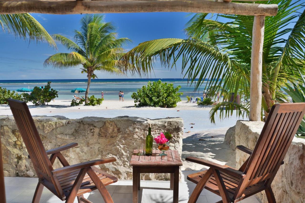 Nacional Beach Club & Bungalows Mahahual Bagian luar foto